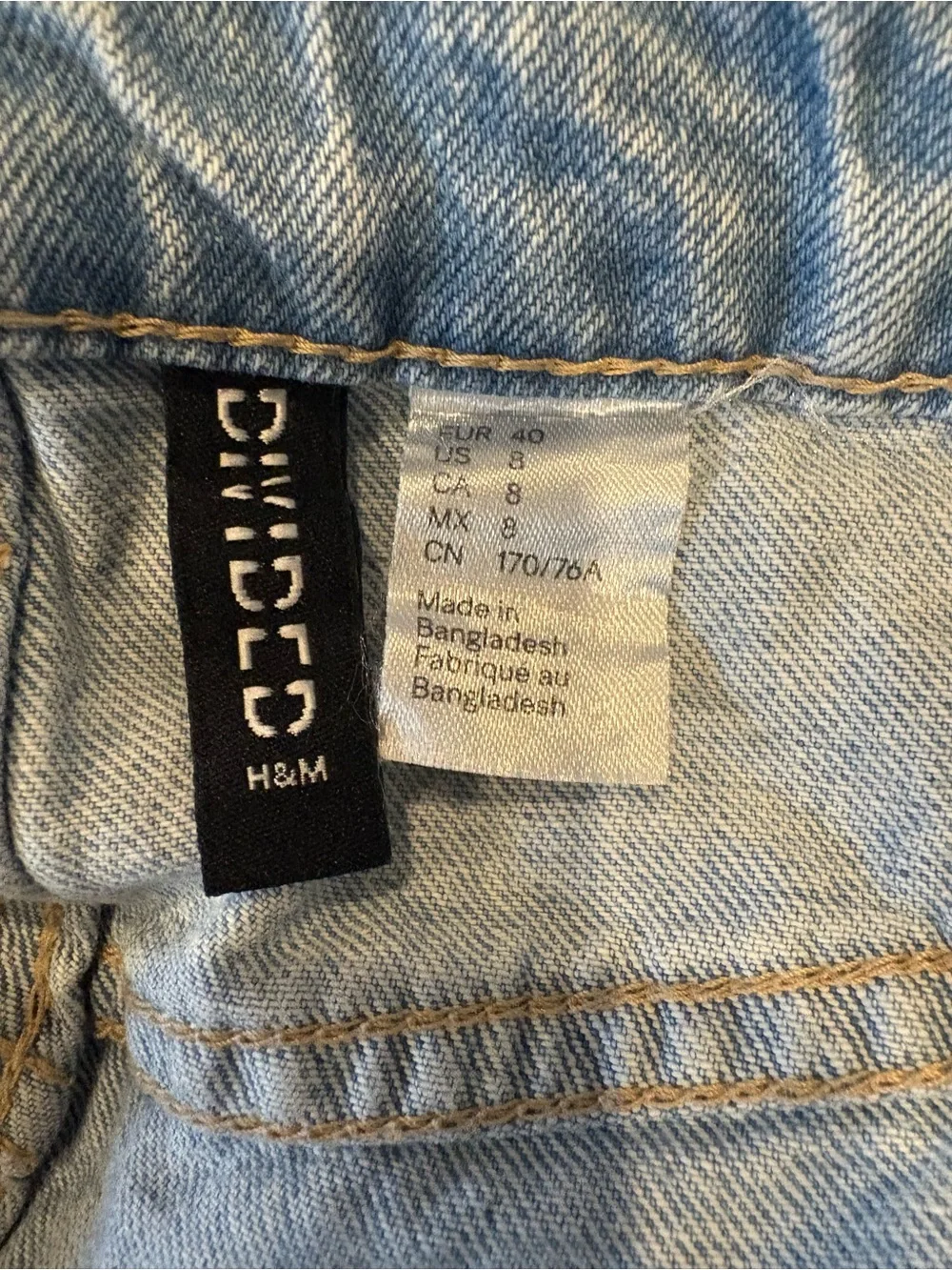 Denim shorts
